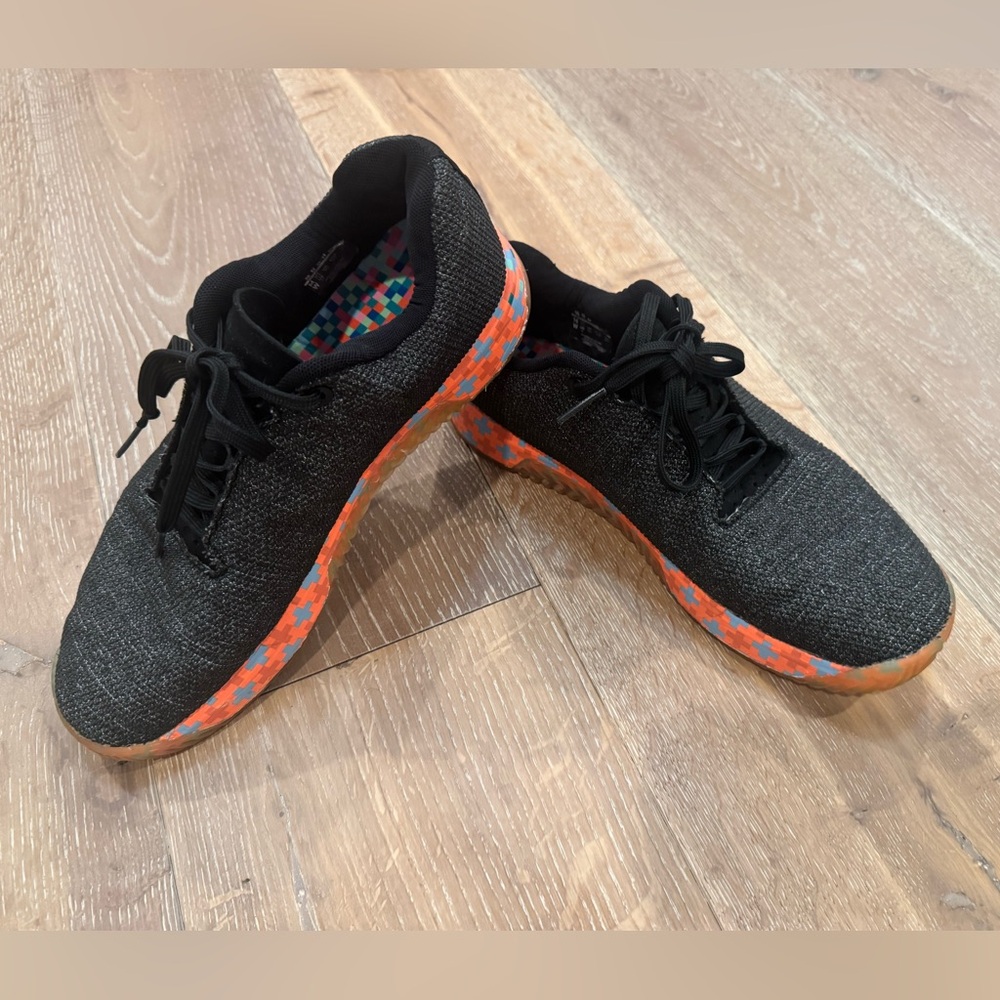 NO BULL Checkered Sole Charcoal Grey Trainers